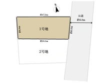 【兵庫県/西宮市下大市西町】西宮市下大市西町 土地 区画図