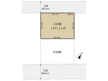 【神奈川県/横浜市青葉区榎が丘】横浜市青葉区榎が丘 土地 区画図