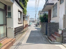 【東京都/文京区白山】文京区白山4丁目 土地 前面道路（物件：右手）