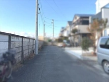 【千葉県/市川市中国分】市川市中国分3丁目 土地 前面道路（２０２５年１２月撮影）