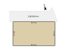 【千葉県/市川市菅野】市川市菅野3丁目 土地 区画図