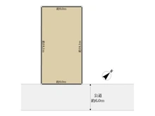 【千葉県/市川市入船】市川市入船 土地 区画図