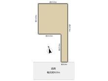 【千葉県/市川市北方】市川市北方2丁目 土地 区画図
