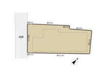 【東京都/目黒区目黒】目黒区目黒4丁目 土地 区画図