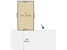 【東京都/国立市富士見台】国立市富士見台1丁目 土地 区画図