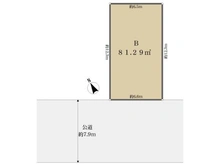 【東京都/国立市富士見台】国立市富士見台1丁目 土地 区画図
