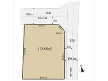 【東京都/国立市東】国立市東4丁目 土地 区画図