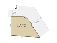 【東京都/国分寺市西元町】国分寺市西元町2丁目 土地 区画図