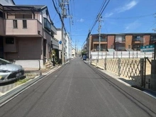 【兵庫県/神戸市東灘区田中町】神戸市東灘区田中町3丁目 土地 前面道路（西から東方向）
