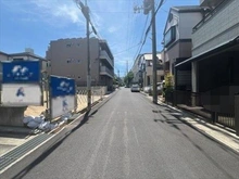 【兵庫県/神戸市東灘区田中町】神戸市東灘区田中町3丁目 土地 前面道路（東から西方向）