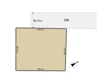 【東京都/江戸川区松江】江戸川区松江7丁目 土地 区画図