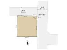 【東京都/品川区南大井】品川区南大井5丁目 土地 区画図