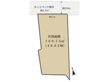 【大阪府/豊中市北桜塚】豊中市北桜塚2丁目 土地 区画図