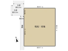 【大阪府/豊中市新千里南町】豊中市新千里南町3丁目 土地 区画図