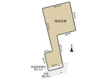 【大阪府/箕面市新稲】箕面市新稲5丁目 土地 区画図