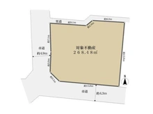 【大阪府/箕面市桜ケ丘】箕面市桜ケ丘3丁目 土地 区画図