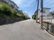 【大阪府/箕面市牧落】箕面市牧落5丁目 土地 前面道路（南東側）