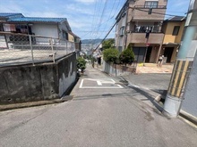 【大阪府/箕面市牧落】箕面市牧落5丁目 土地 前面道路（北東側）
