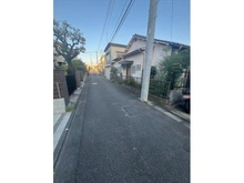 【東京都/練馬区石神井町】練馬区石神井町8丁目 土地 前面道路（物件：右手）