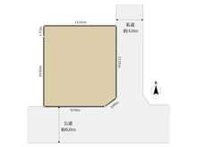 【東京都/練馬区土支田】練馬区土支田3丁目 土地 区画図