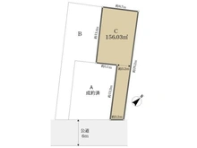 【埼玉県/さいたま市北区本郷町】さいたま市北区本郷町 土地 区画図
