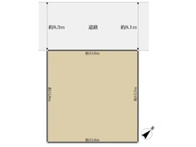 【東京都/日野市大坂上】日野市大坂上1丁目 土地 区画図