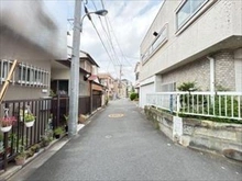 【東京都/北区西ケ原】北区西ケ原3丁目 土地 北西側前面道路