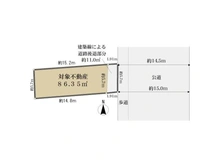 【大阪府/堺市北区中長尾町】堺市北区中長尾町4丁 土地 区画図