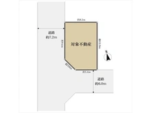 【大阪府/堺市堺区東雲西町】堺市堺区東雲西町2丁 土地 区画図