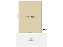 【大阪府/大阪市東住吉区今川】大阪市東住吉区今川5丁目 土地 区画図