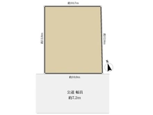 【愛知県/名古屋市中村区向島町】名古屋市中村区向島町4丁目 土地 区画図