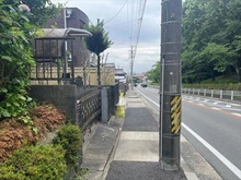 【愛知県/名古屋市名東区極楽】名古屋市名東区極楽2丁目 土地 前面道路（２０２６年６月撮影）