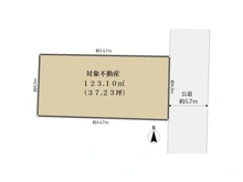 【京都府/京都市北区紫野西蓮台野町】京都市北区紫野西蓮台野町 土地 区画図