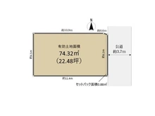 【京都府/京都市下京区梅小路東町】京都市下京区梅小路東町 土地 区画図