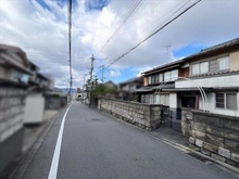 【京都府/京都市伏見区桃山最上町】京都市伏見区桃山最上町 土地 前面道路（西方向）