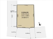 【京都府/京都市西京区桂千代原町】京都市西京区桂千代原町 土地 区画図