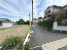 【京都府/京都市西京区山田開キ町】京都市西京区山田開キ町 土地 西側私道（北側より撮影）