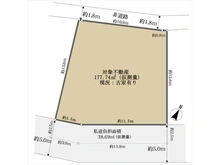 【京都府/京都市山科区安朱東海道町】京都市山科区安朱東海道町 土地 区画図