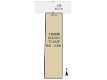 【京都府/京都市上京区元誓願寺通堀川西入】京都市上京区元誓願寺通堀川西入富小路町 土地 区画図