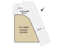 【京都府/京都市西京区山田御道路町】京都市西京区山田御道路町 土地 区画図