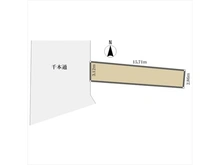 【京都府/京都市中京区聚楽廻南町】京都市中京区聚楽廻南町 土地 区画図