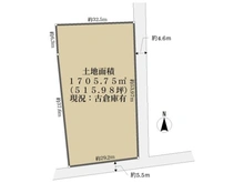 【京都府/京都市右京区嵯峨観空寺明水町】京都市右京区嵯峨観空寺明水町 土地 区画図