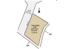 【京都府/長岡京市河陽が丘】長岡京市河陽が丘1丁目 土地 区画図