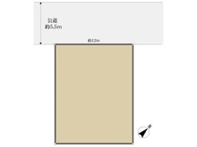 【神奈川県/横浜市泉区西が岡】横浜市泉区西が岡2丁目 土地 区画図