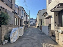 【埼玉県/所沢市上新井】所沢市上新井4丁目 土地 前面道路（物件：右手）
