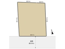 【東京都/東村山市恩多町】東村山市恩多町5丁目 土地 区画図