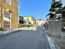 【千葉県/柏市高田】柏市高田土地 前面道路。