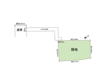【千葉県/我孫子市寿】我孫子市寿1丁目土地 区画図