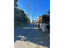 【千葉県/松戸市二十世紀が丘梨元町】松戸市二十世紀が丘梨元町土地（古屋付） 現地前面道路