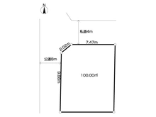【千葉県/柏市南増尾】柏市南増尾2丁目 土地 区画図